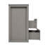 Meuble-lavabo double 60 po avec lavabo en céramique et tiroirs cloisonnés-1179330183