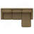 Brown 2-Piece Sofa With Chaise