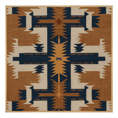  Tapis lavable Apache Crosses Southwestern