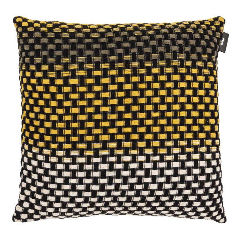 Wool Blend Geometric Pillow Cover & Insert