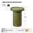 Musae Modern Round Fully Assembled End Table with Enamel Finish-93461156