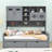 2 Drawers Wood Daybed with Shelves-2057843860-2057843861