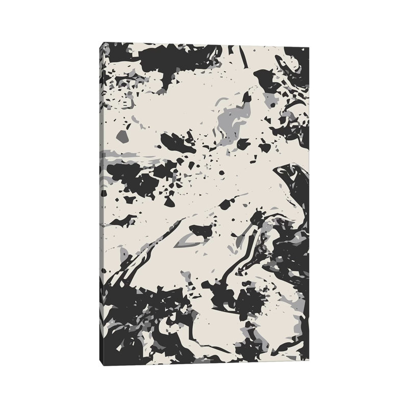 White Marble 1 Piece Wrapped Canvas Wall Art, 152.5 cm H x 101.5 cm W