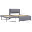 Lit plateforme tapissier avec lit gigogne-1461567767