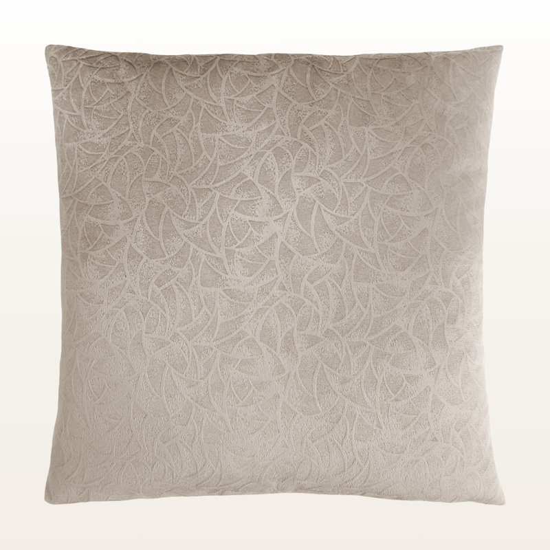 Coussin décoratif à motif floral brun H 17,75 po x l 17,75 po x P 5,84 po Nisa