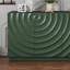 Buffet 59 po avec grain spiralé et armoire moderne à 4 portes pour le rangement de la cuisine ou du salon, vert-1522547011