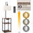 Benedek 53.5'' LED Column Floor Lamp with Outlet