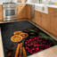 Tapis intérieur noir lavable à la machine, idéal pour Noël et l'hiver-1356400772