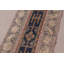 Petit tapis turc au motif patchwork rétro avec de la laine pastel naturelle pour le plancher d'entrée
