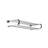 Napie Metal Bracket Shelf with Towel Bar