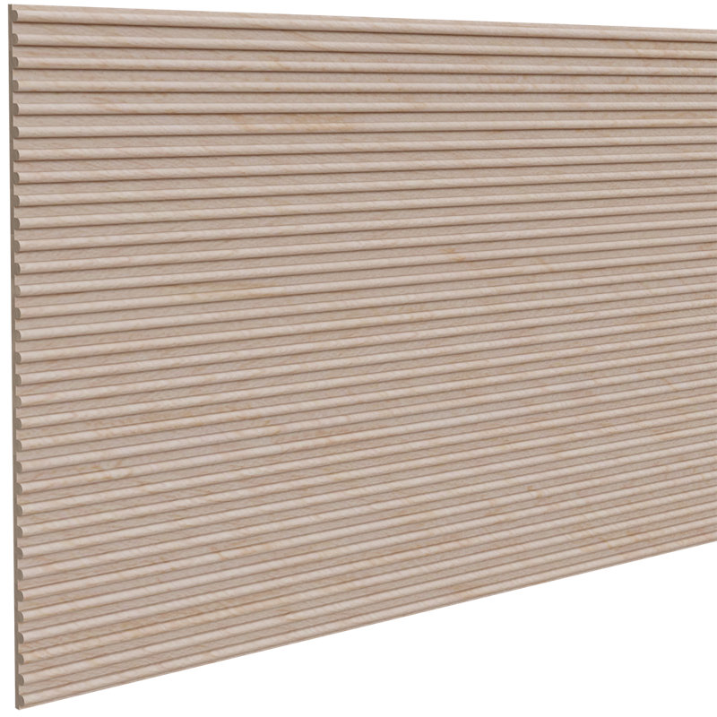 Tambour double à billes de 1/4 po de profondeur (l 12 po x L 48 po), Érable naturel naturel