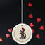 Entirely Bonkers Alice In Wonderland Circle Shaped Ceramic Ornament Bauble