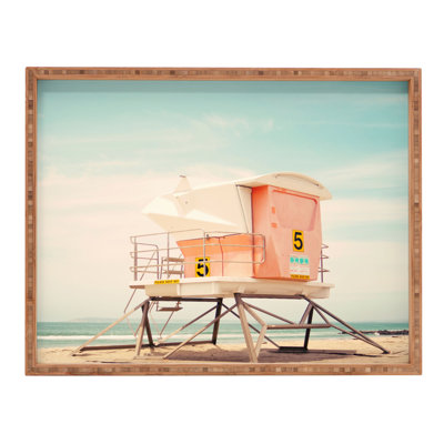 Plateau de table repose-pieds/café beach