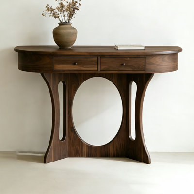 New Chinese-style semi-circular entrance table