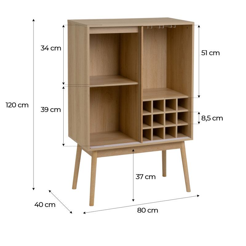 Stewardson 2 - Door Square Accent Cabinet