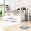 Lit de jour double avec station de rangement et de charge et 2 tiroirs-381671121