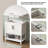 Wilce Pro 30" White Single Sink Bathroom Vanity With Solid Surface Composite Top