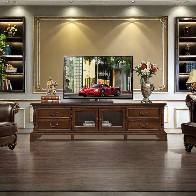 American style large storage TV cabinet, 78.74"