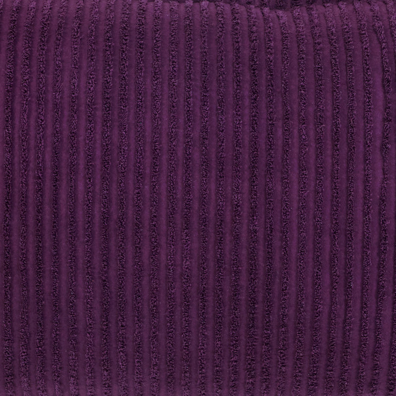 Jullian 100% Cotton Tufted Pillow Sham, Modern Stripe Design, Soft Breathable Decorative Cover, OEKO-TEX Certified, Machine Washable, Euro (26" x 26"), Plum, All-Season