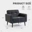 Faux Leather Accent Chair-1261814943