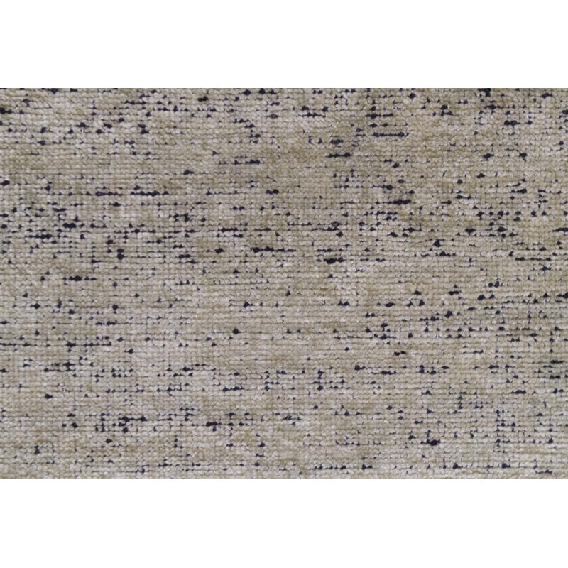 Moroccan Silk Abstract Area Rug in Gray