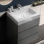 Meuble-lavabo autoportant simple de 30 po avec trop-plein Deandrick pré-assemblé Deandrick-697991241-702358710-717486855
