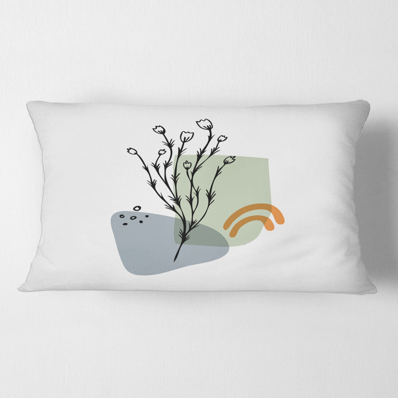 Abstract Throw Pillow