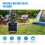 Misting Fan Outdoor Cooling Oscillating Heavy Duty Powerful High Velocity Ideal for Camping Patios Picnics & More (FM-68WK)