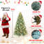 Arbre de Noël 5 pi avec 250 lumières DEL blanc chaud-680009087