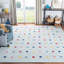 Tapis tissé à la main 70% laine, 20% latex, 10% coton Cuyahoga-883523466