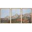 «Mountain Vibrant Earth Tones Illustration Modern Art Decor Chic Living Room Office» 3 pièces-100780925-100780927