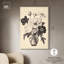Aria antique, illustrations florales sur toile par Art Remedy-114227739-114227741