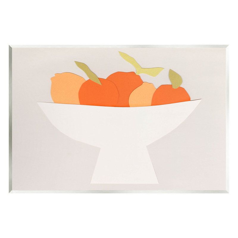 Art contemporain sur plaque d'agrumes orange par Natalie Sizemore, H 10 po x l 15 po x P 0,5 po