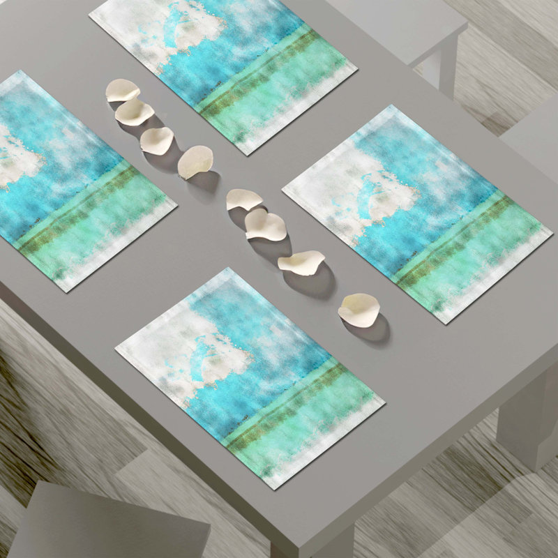 Napperon abstrait en polyester