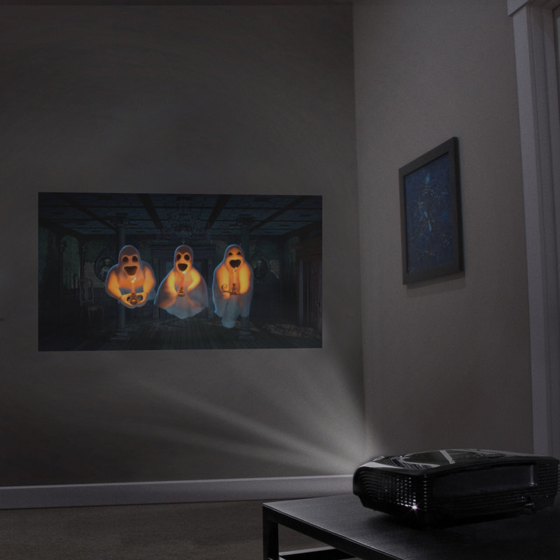 La décoration numérique d'Halloween sur USB comprend 8 effets vidéo Atmosfx pour Halloween
