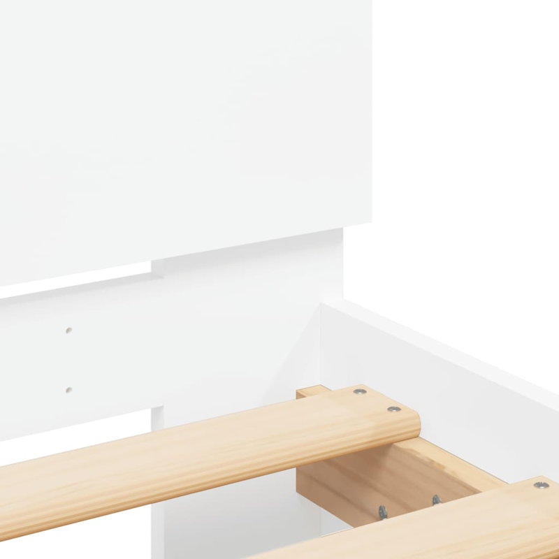 Siman Bed, Kingsize (5'), White