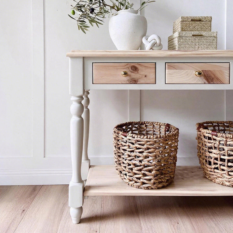Retro Minimalist Multifunctional Console Table