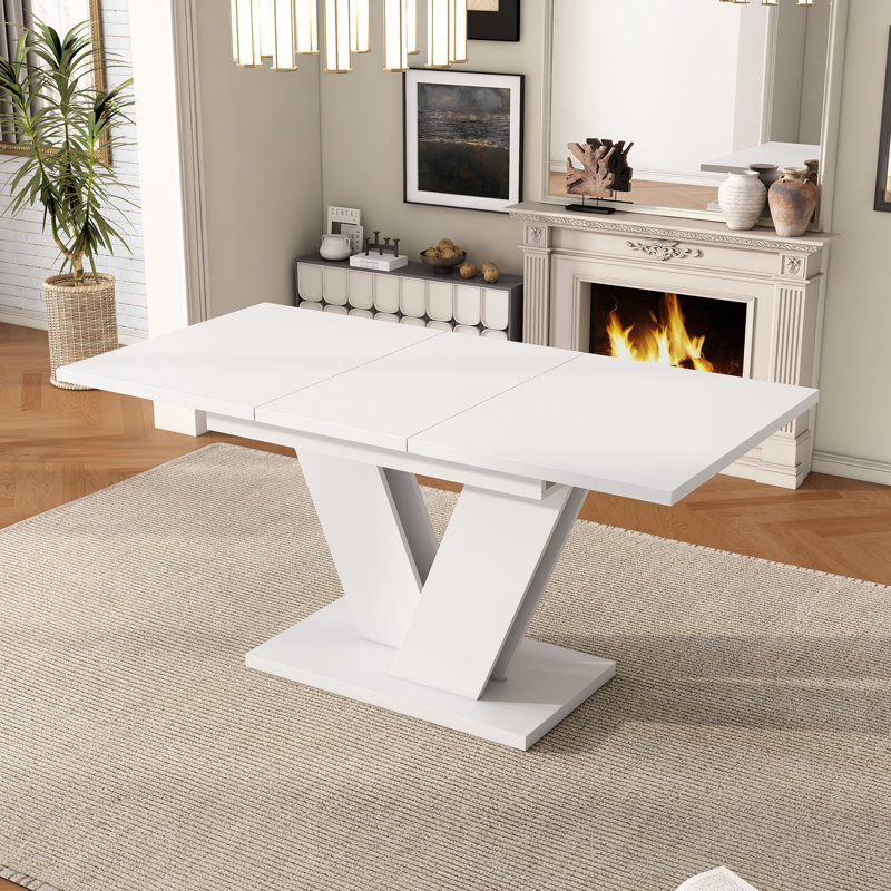 180 cm Dining Table, White