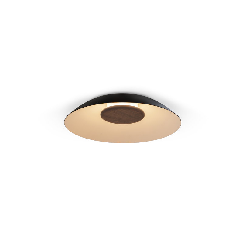 Volo 18" LED Flush Mount, White/Black, 4000K