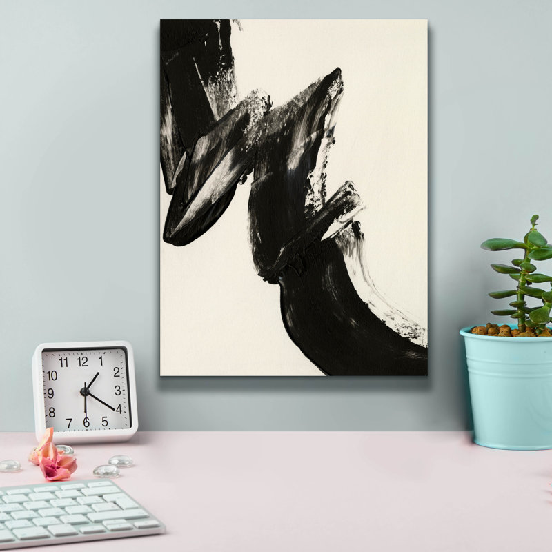 «Black Expression II» par Regina Moore, H 16 po x l 12 po x P 0,75 po