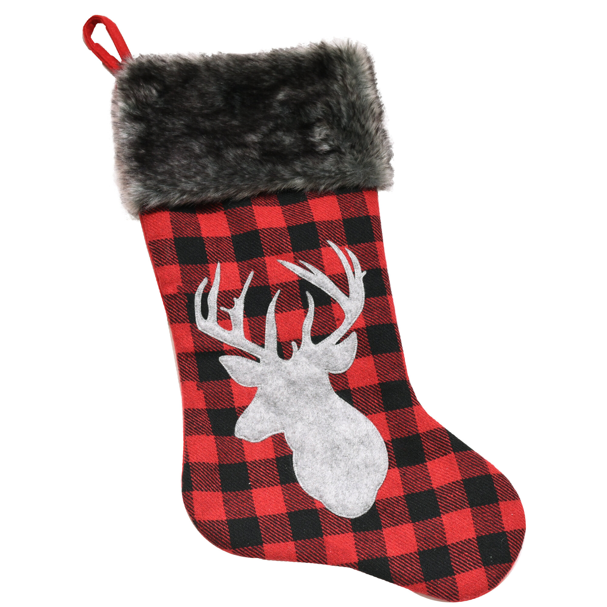 Reindeer Classic Knit Stocking