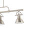 Luminaire suspendu pour îlot de cuisine à 3 lumières en nickel brossé avec bols de l 6,25 po Abrahim-375503091-375503088