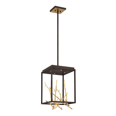 Aerie 4 - Light Dimmable LED Kitchen Island Square / Rectangle Chandelier