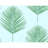 Luxe Haven Maui Palm 9' L x 27" W Smooth Peel and Stick Wallpaper Roll