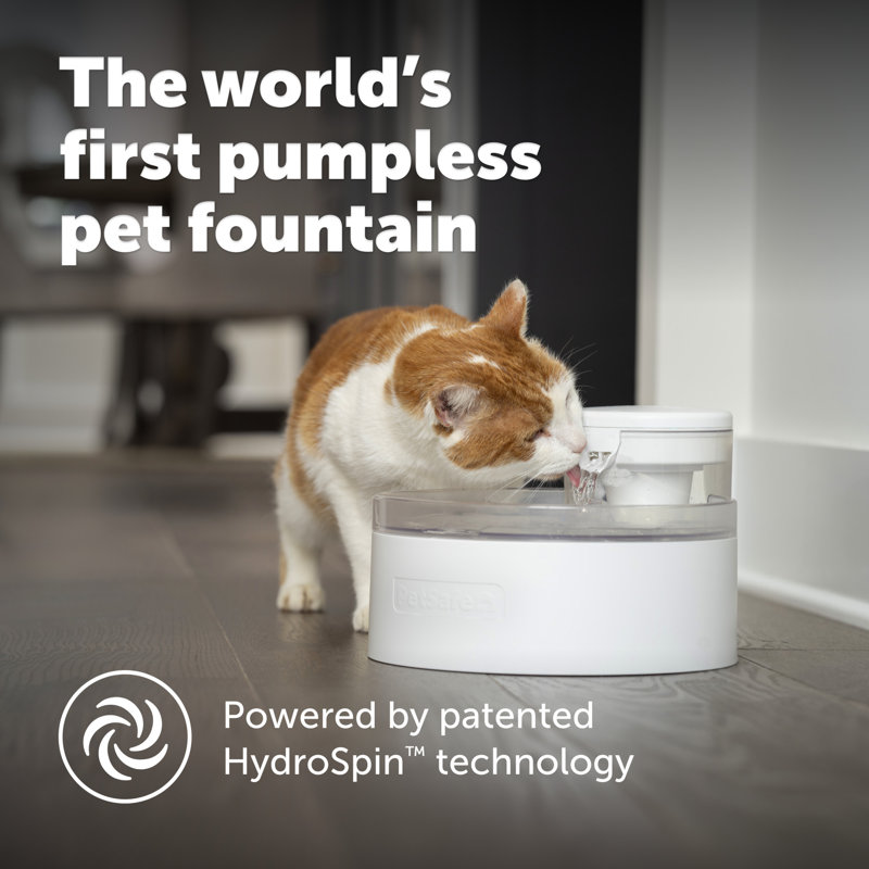 PetSafe Outlast 90 oz Pumpless Pet Fountain, Large (1 cups / 90 fluid oz)