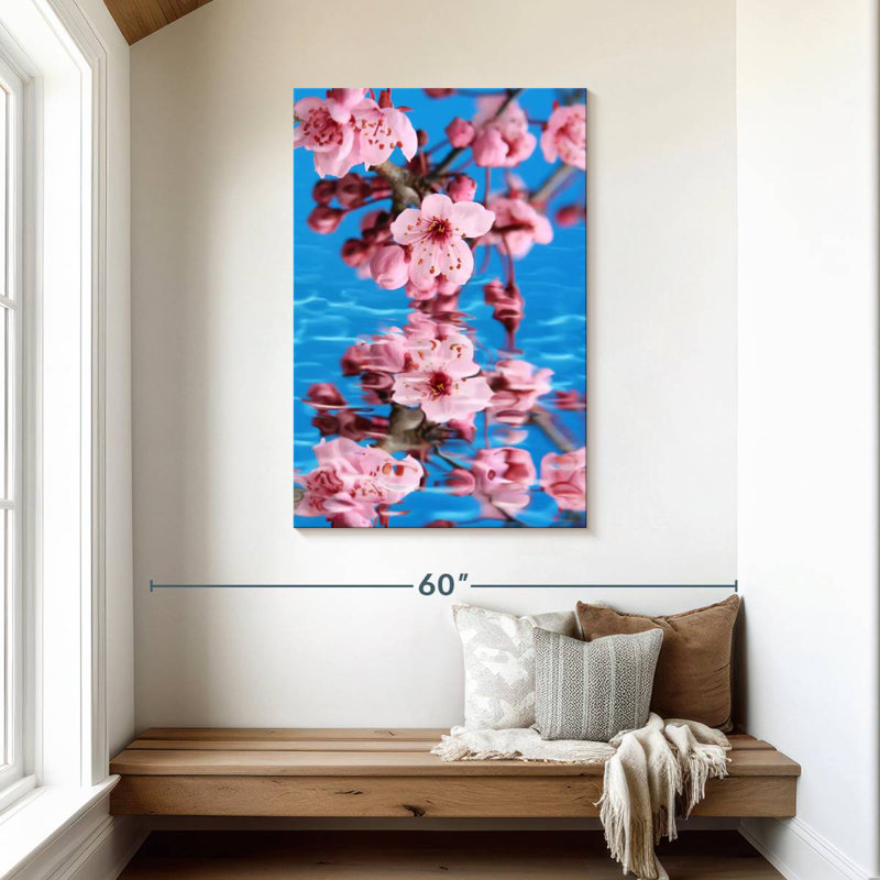 Harnek Sakura Reflection, 45" H x 30" W