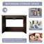 Meuble-lavabo simple mural 24 po avec plateau en résine-342367797
