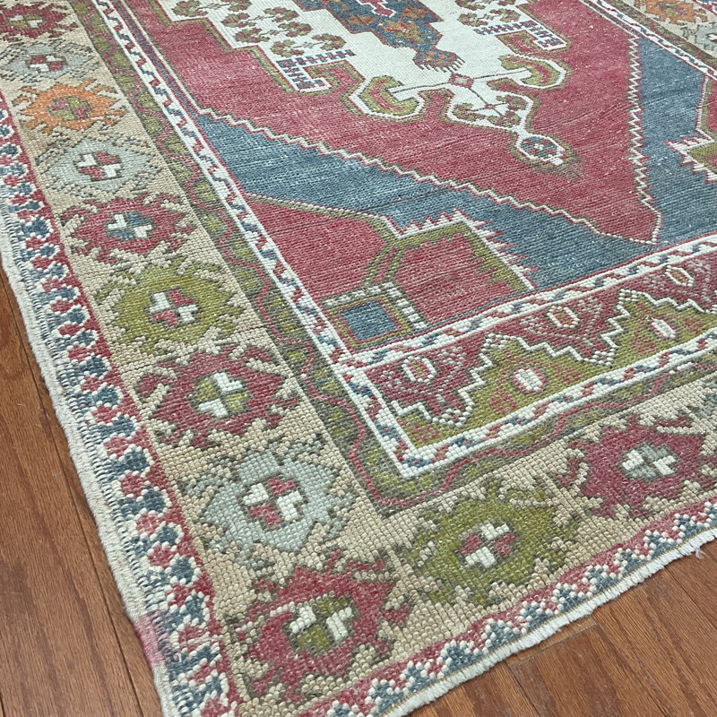 Dakota Fields Handmade Turkish Oushak Wool Rug