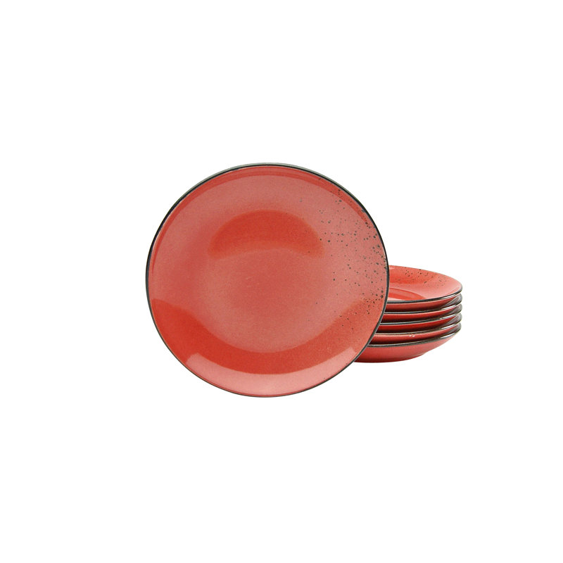 Nature 6 Stk. Suppenteller Nature Collection, Red