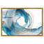 «Ocean Vortex II», impression sur toile encadrée bleue et dorée par Art Remedy, cadre noir, 45 x 30-297546873-297298913